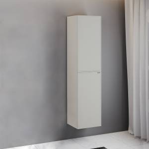 Шкаф-пенал Comforty Мадрид-40Н 00-00022669CF серый шёлк