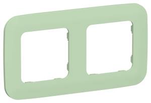 Рамка 2-постовая IEK Flite FI-M22-31-20-K93 фисташковый