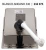 Мойка кухонная Blanco Andano 340-U 522955 нержавеющая сталь фото 3