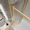 Шторка на ванну BelBagno Luce LUCE-VF-11-90/145-C-ORO профиль золото глянцевое, стекло прозрачное, 90x145 фото 5