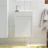 Тумба с раковиной Art&Max Family R, 40, подвесная, Bianco Lucido