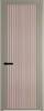 Межкомнатная дверь Profil Doors 3 AGP цвет профиля Никель матовый, стекло безопасное 6 мм мору розовое 800x2000