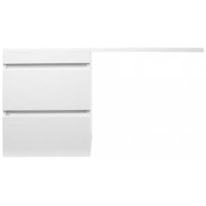 Тумба для комплекта Style Line Даллас 110 Люкс Plus подвесная, белая, эмаль (распродажа)