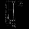 Подвесной светильник Lightstar Meta Duovo 807110 фото 2