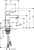 Смеситель для раковины Hansgrohe Metris 31088000 фото 6