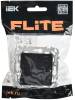 Выключатель 1-клавишный IEK Flite FI-V10-0-10-1-K02 черный фото 3