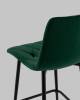Стул полубарный Stool Group Одди Diamond AV 443PB-Cdf-9005(PP) темно-зеленый, велюр фото 7