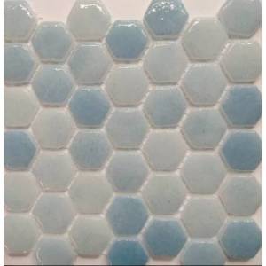Мозаика Natural Steppa STP-BL028-HEX Стекло (2.5x2.5) 30x30