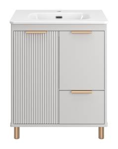 Тумба с раковиной Brevita Risacca Crema 70 RIS-06070-0342Я