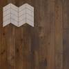 Паркетная доска Lab Arte Chevron Дуб Селект Коньяк лак 450-600x150x14