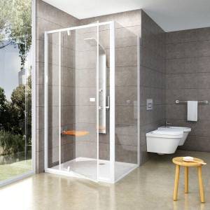 Боковая стенка Ravak PPS-100 Transparent, профиль белый