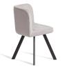 Набор обеденный Tetchair Quadron (mod. PT14) 21299 светло-серый, черный, стулья велюр 100x100x73 фото 4