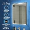 Зеркало Teymi Helmi Black Edition T20303IR с подсветкой, сенсор на взмах, 60x80 фото 2