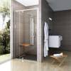 Душевая дверь в нишу Ravak PDOP2-120 Transparent, профиль сатин + защитное средство