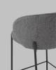 Стул полубарный Stool Group Тисдейл LV-115-S995-01 темно-серый, букле фото 6