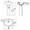 Пьедестал для раковины Creavit Sedef SD250-00CB00E-0000 фото 3