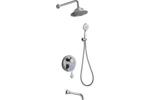 Душевая система Bronze de Luxe Yasmina NT800/B02 встраиваемый, на 3 выхода