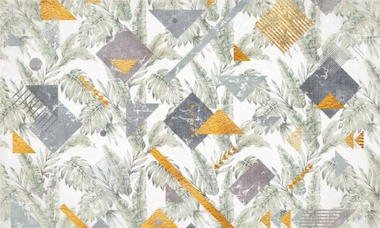 3D Фотообои Artegrafico «Винтажная геометрия» MN-020 акварель