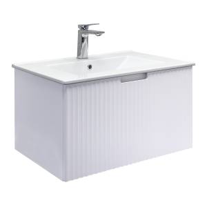 Тумба с раковиной Comforty Муром-70П 00-00022457CF белый матовый