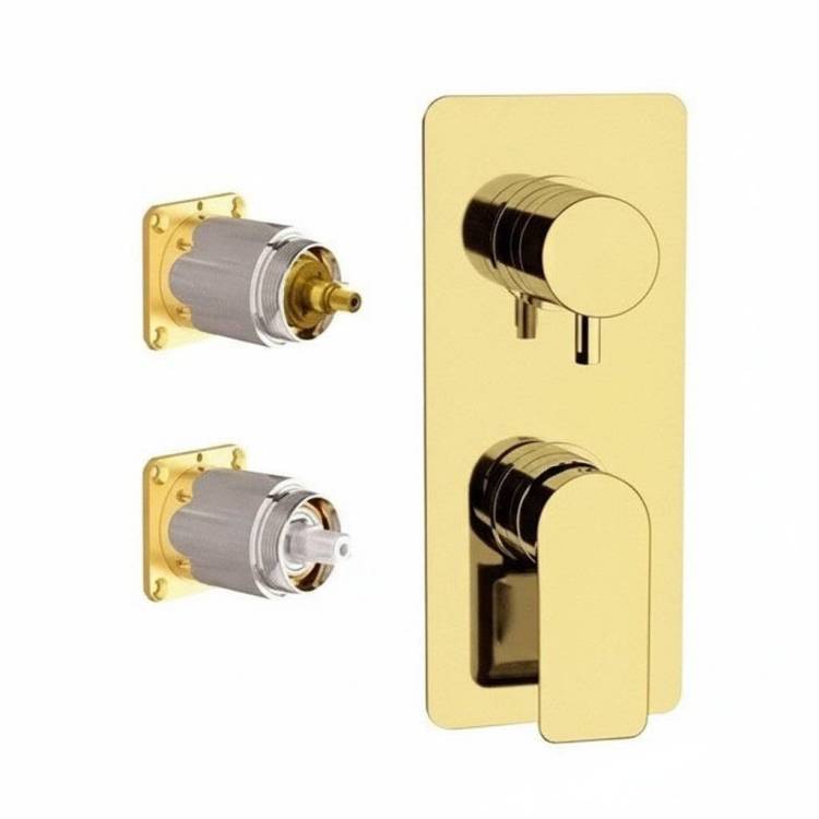 Смеситель для душа Remer Infinity I93KBDO золотой глянцевый