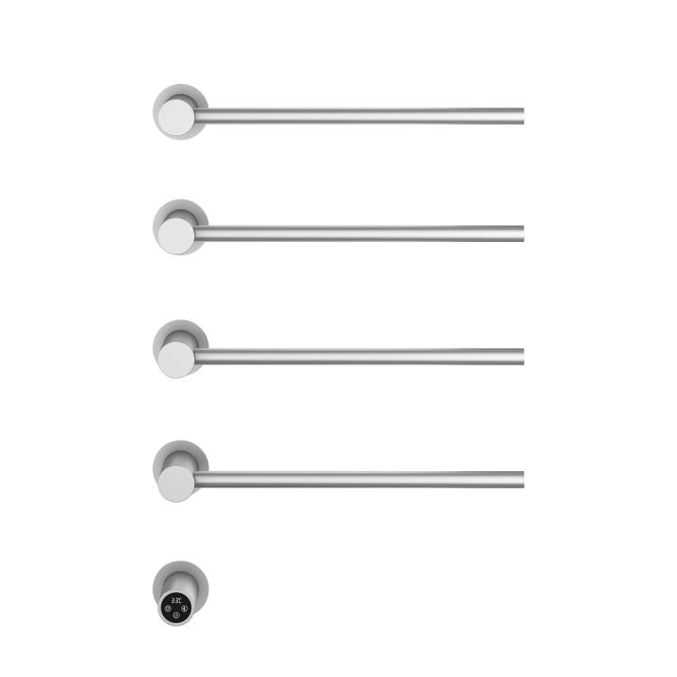 Полотенцесушитель электрический Vincea VTD-2H1BN таймер, брашированный никель