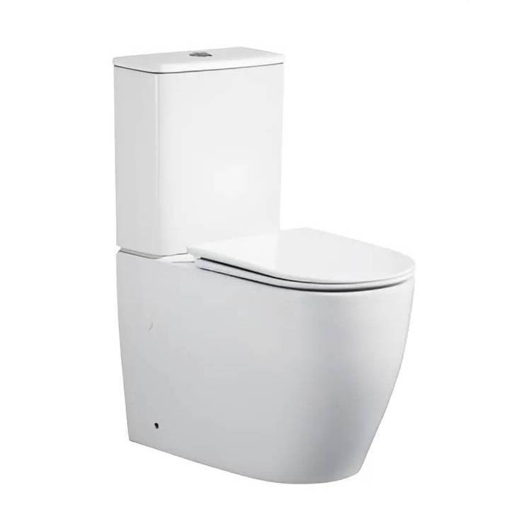 Унитаз-компакт Cerutti Spa Vince CT10373 безободковый, с крышкой-сиденьем микролифт