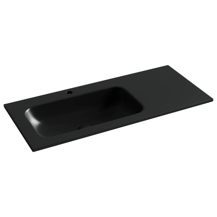 Раковина Ceramica Nova Grace CN7014MB черный матовый, 101x45.7