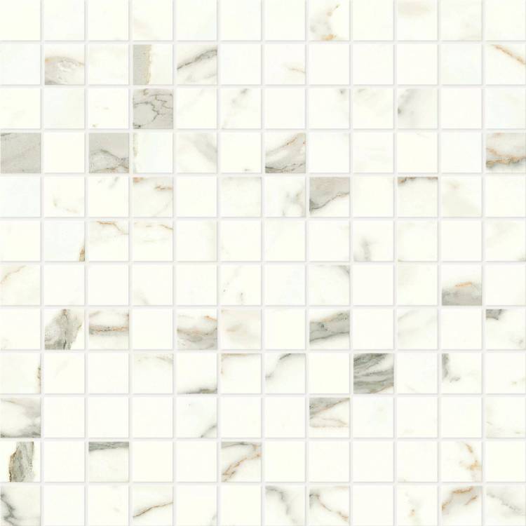 Мозаика Atlas Concorde Marvel Shine A424 Calacatta Prestigio Mosaico Lapp 30x30