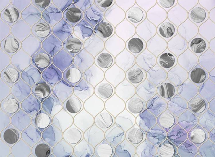 3D Фотообои Artegrafico «Флюидная геометрия» BL-003 акварель