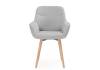 Деревянный стул Notta Флюид 360 642955 светло-серый (zd 960) / светлое дерево фото 4