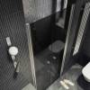 Душевая дверь в нишу MaybahGlass MGD-429-5 профиль хром матовый, стекло графит матовый, 1980x1200 фото 5