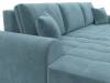 Диван угловой Лига Диванов Лига-080 134746L Бирюзовый фото 4
