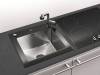 Кухонная мойка Tolero Ceramic Glass 765048 TG-500 Черная, 50x50 фото 2