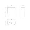 Унитаз-компакт BelBagno Prado BB10150CP/BB10150SC безободковый, сиденье микролифт фото 10