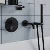 Смеситель для ванны Paini Cox grip 7GPZ6911 встраиваемый, чёрный матовый PVD фото 2