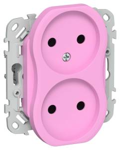 Розетка 2-местная IEK Flite FI-R20-10-1-K99 пурпурный