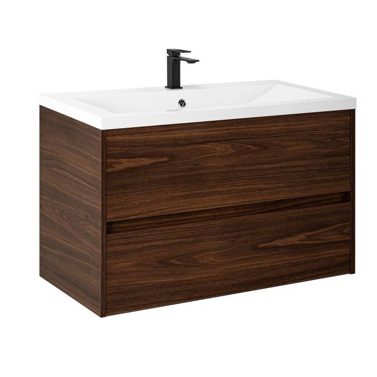 Тумба под раковину Art&Max Family-M Family-M-1000-2C-SO-BO Bourbon oak, 99.6x48x50