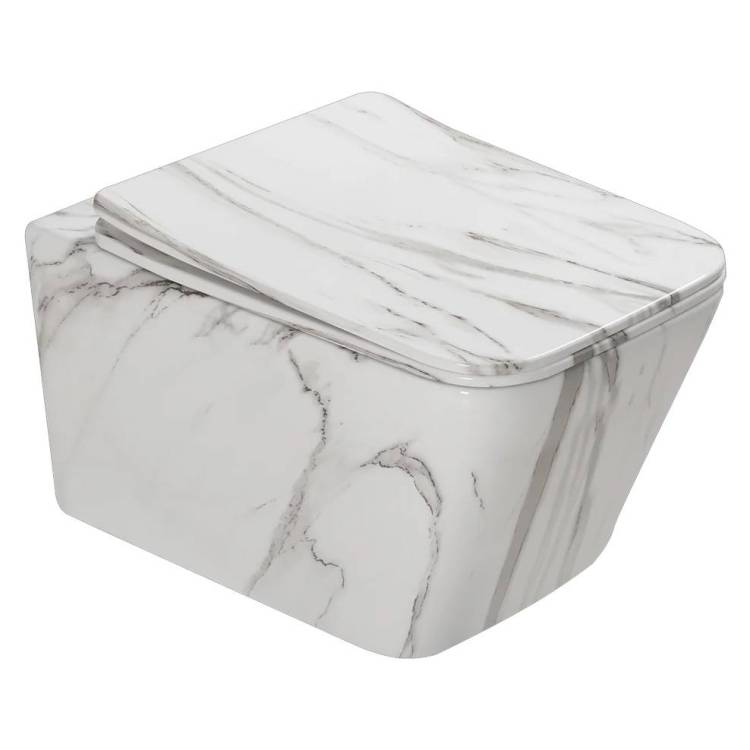 Унитаз подвесной SantiLine SL-5007MRB