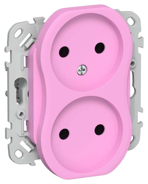 Розетка 2-местная IEK Flite FI-R20-10-1-K99 пурпурный