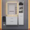 Тумба с раковиной Uperwood Modul подвесная, матовая, белая, 65 см фото 7