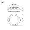 Встраиваемый светильник Arlight Ltd 95 17985 фото 9