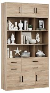 Стеллаж комбинированный МФ Мастер Либерти-62-128 Либерти-62-ДС-128 дуб сонома