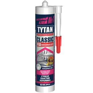 TYTAN PROFESSIONAL CLASSIC FIX клей монтажный каучуковый, картридж, прозрачный (310мл)