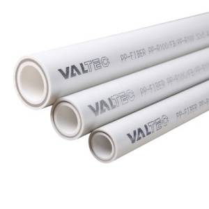 Полипропиленовая труба VALTEC армированная стекловолокном PP-FIBER PN 25, VTp.700.FB25.50, 50 x 8,3 мм