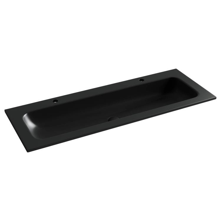 Раковина Ceramica Nova Grace CN7016MB черный матовый, 121x45.7