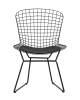 Набор из 4 стульев Stool Group Bertoia BTY-18-P6 BL/BL X4 черный с черной подушкой фото 8