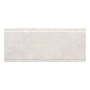 Бордюр Kerama Marazzi Сад Моне BDA004R Белый Обрезной 12x30