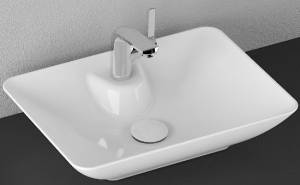 Раковина Isvea SistemaY Clear 10SY50052SV белая, 52.5x39.5