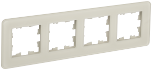 Рамка 4-постовая IEK Brite BR-M42-G-41-K98 песчаный