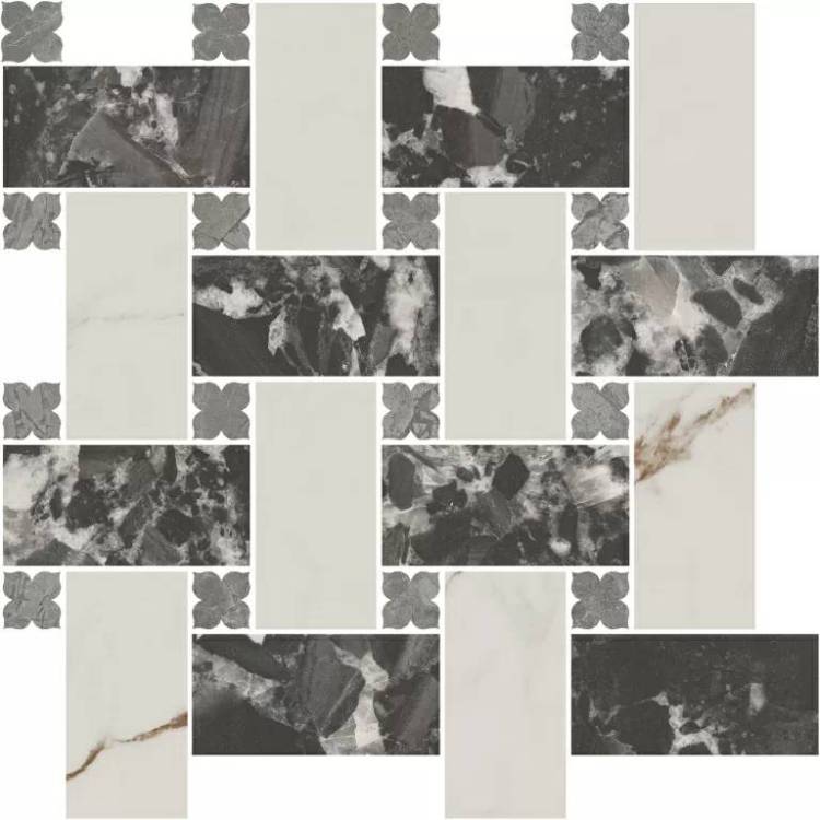 Декор Kerama Marazzi Риальто ID163 3 наборный матовый 43.5x43.5x0.9
